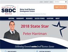 Tablet Screenshot of mainesbdc.org
